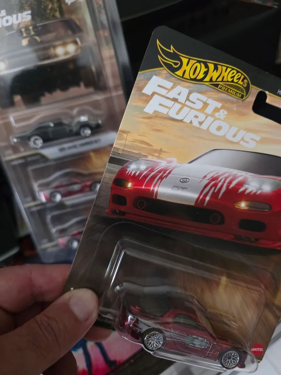 Hot Wheels premium Mazda RX-7 chase velozes e furiosos  - Foto 2