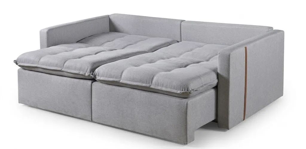 Sofá cama novo a pronta entrega tecido linho  - Foto 4