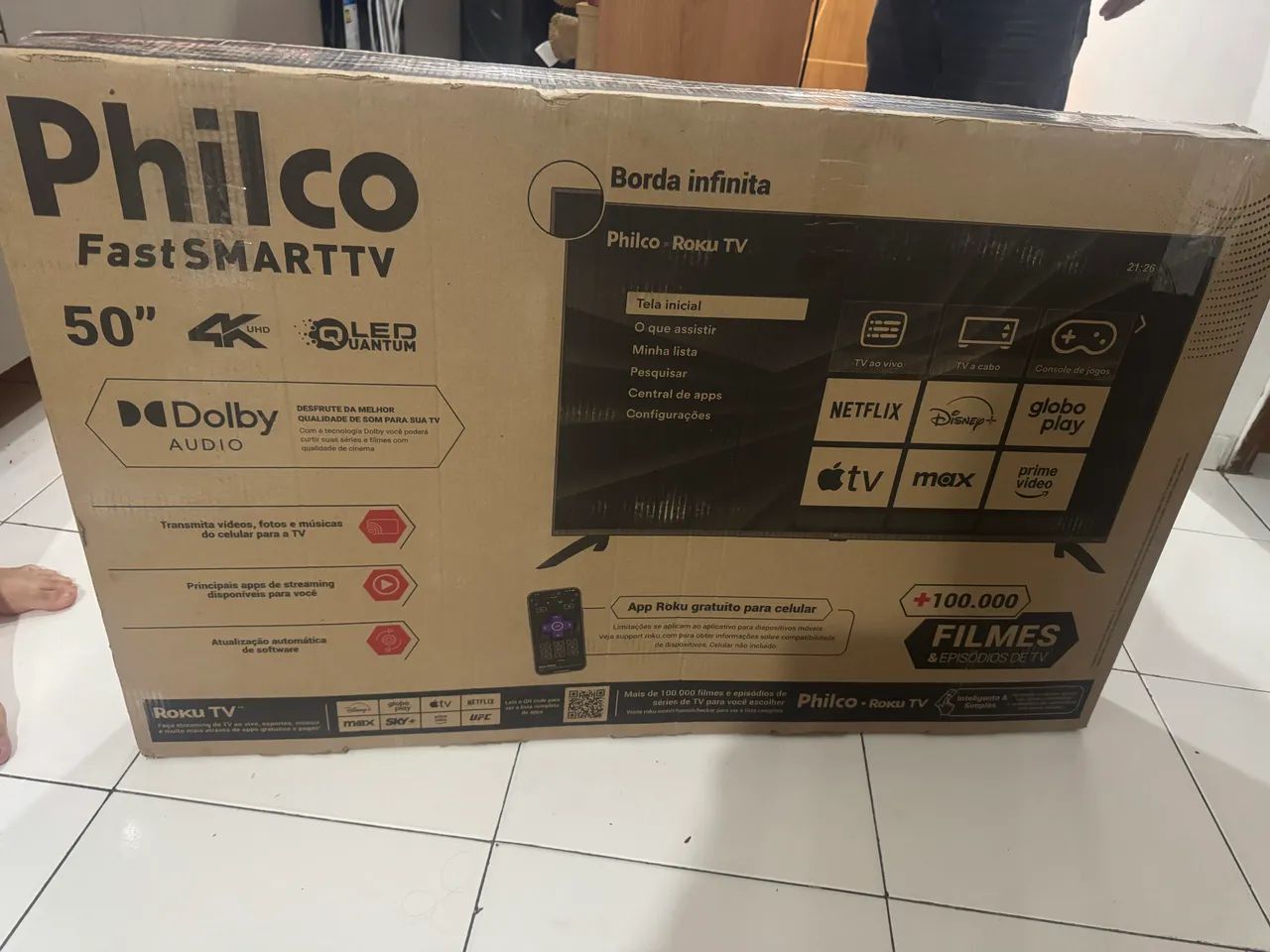 Vende-se smart tv , lacrada , Philco , 50? nunca usada - Foto 4