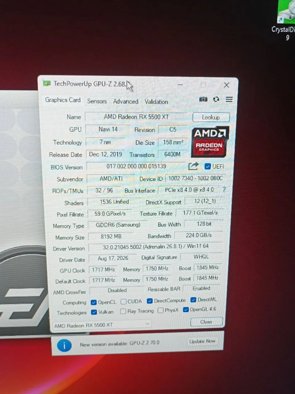 Rx 5500 XT 8gb Gddr6  - Foto 3