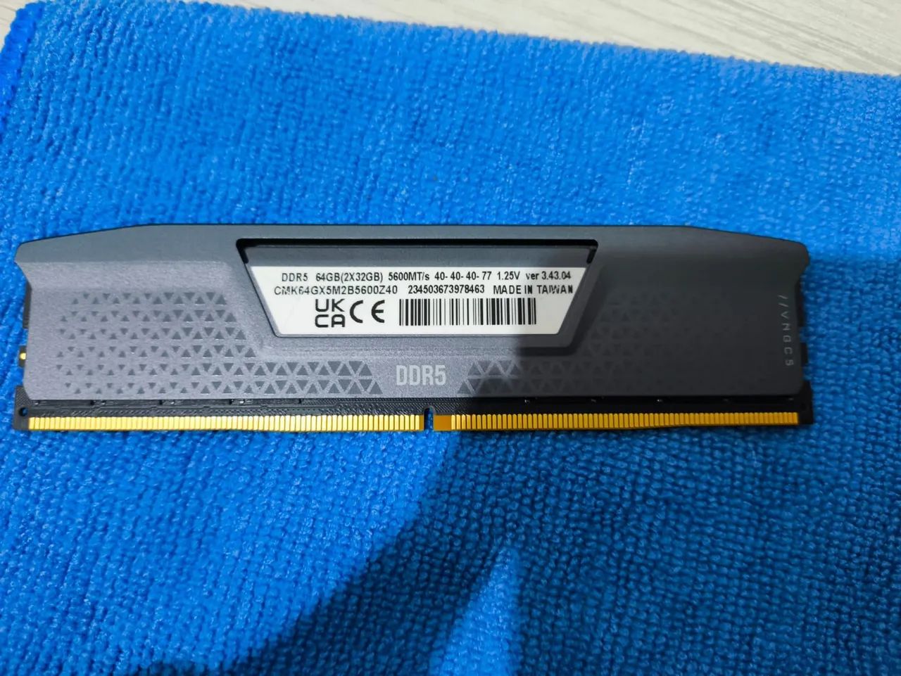 Memória ram ddr5 Corsair 1x32 5600mhz cl40 com NF - Memória RAM