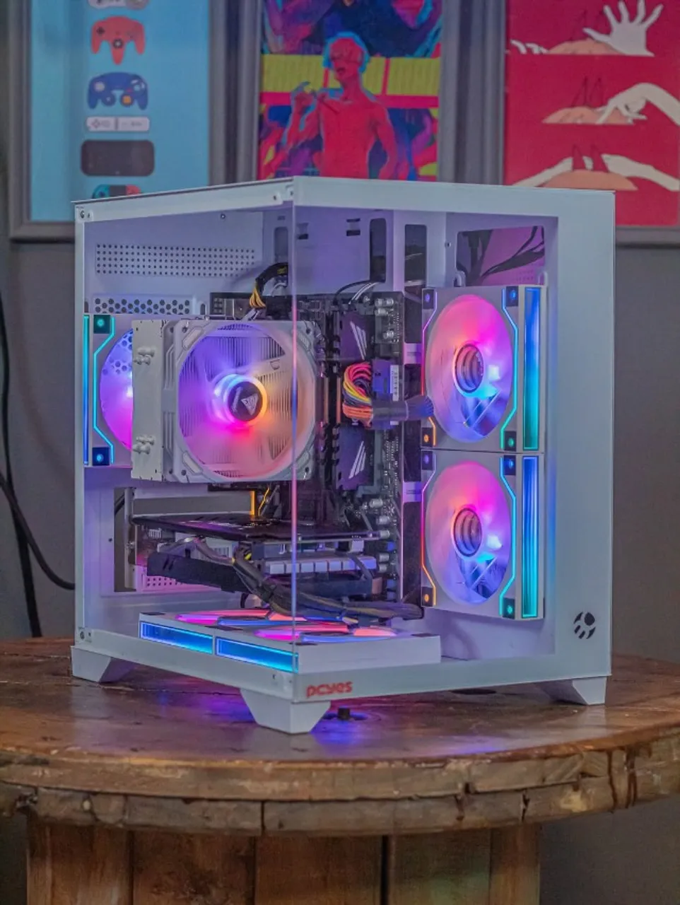 PC Gamer Ryzen 5 3600, GTX 1660 Super, 16GB RAM, NVMe 512GB, A320