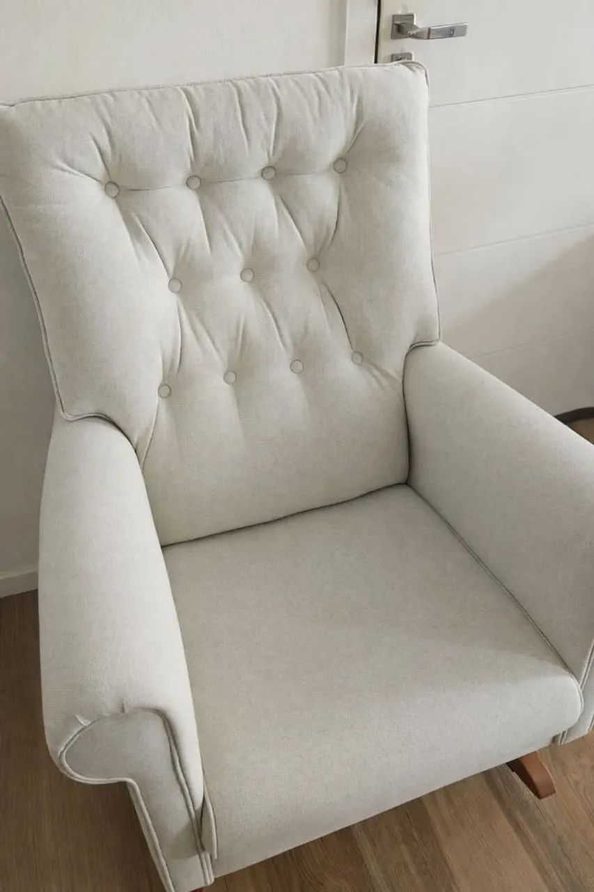 Poltrona amamentação / balanço linho. - Foto 2