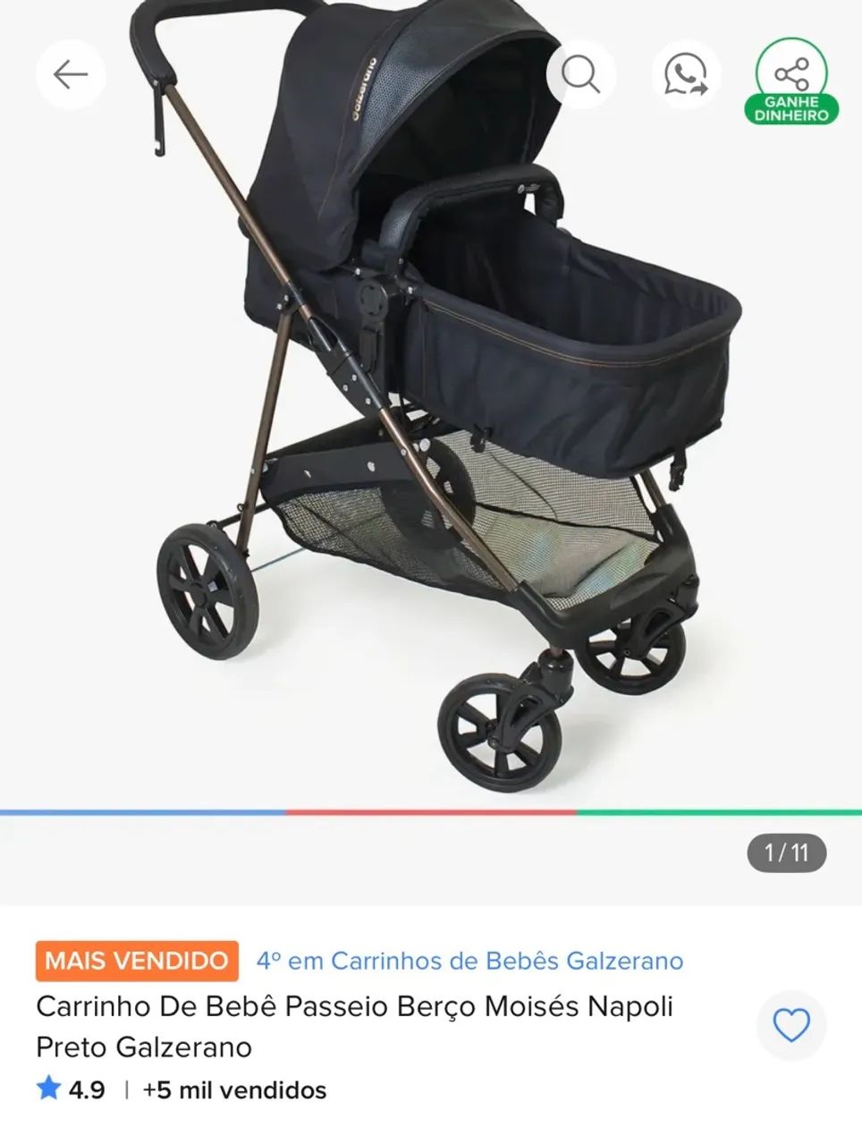 CARRINHO DE BEBÊ  - Foto 3