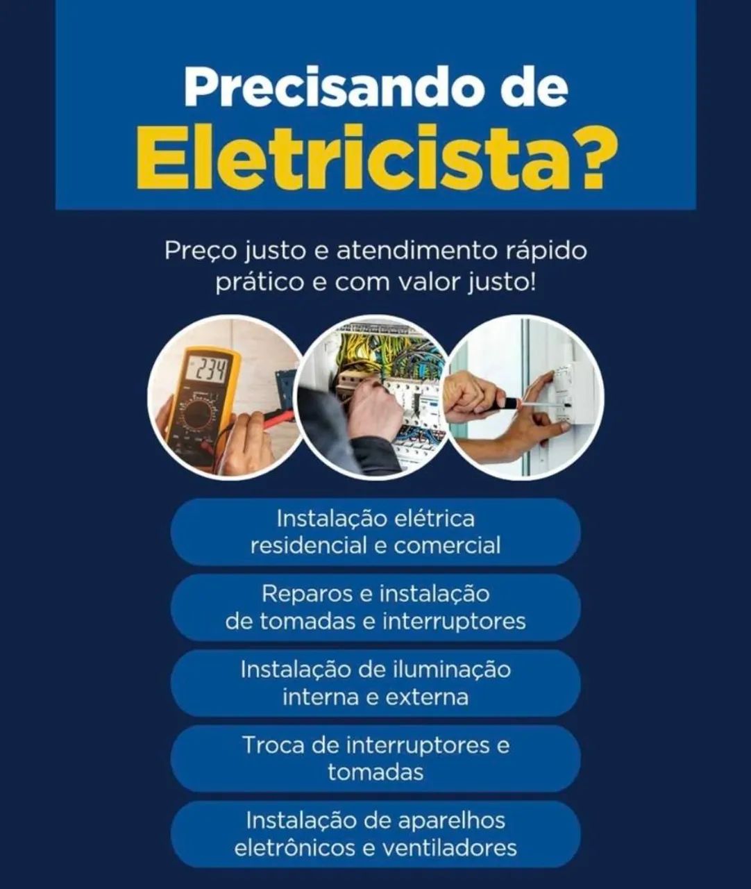 ? Eletricista 24h - Serviços Elétricos em Geral