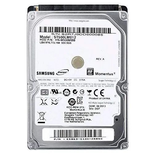 HD de 500 giga Samsung para Notebook 