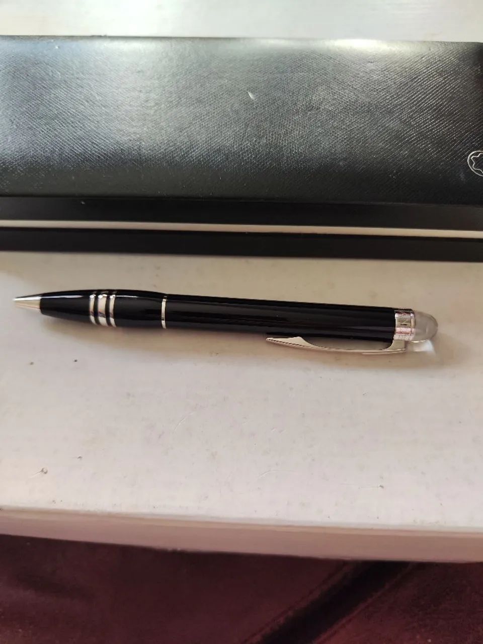 Caneta Montblanc starwalker esferográfica original, caixa e codigo - Foto 5