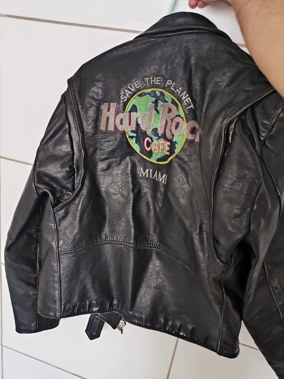 Jaqueta de couro Hard Rock 