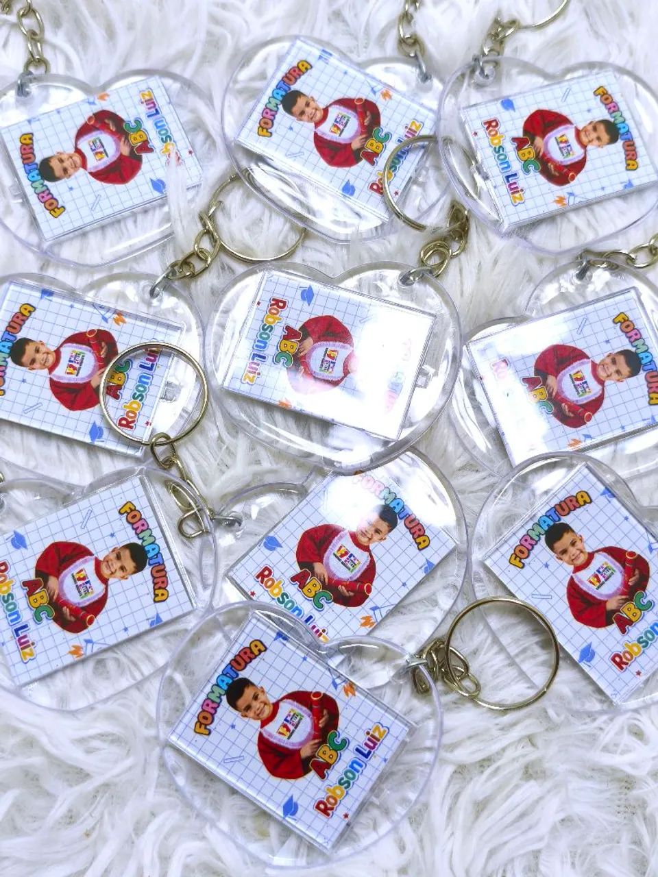 Chaveiro Personalizado em Acrílico - Tema ABC  - Foto 2
