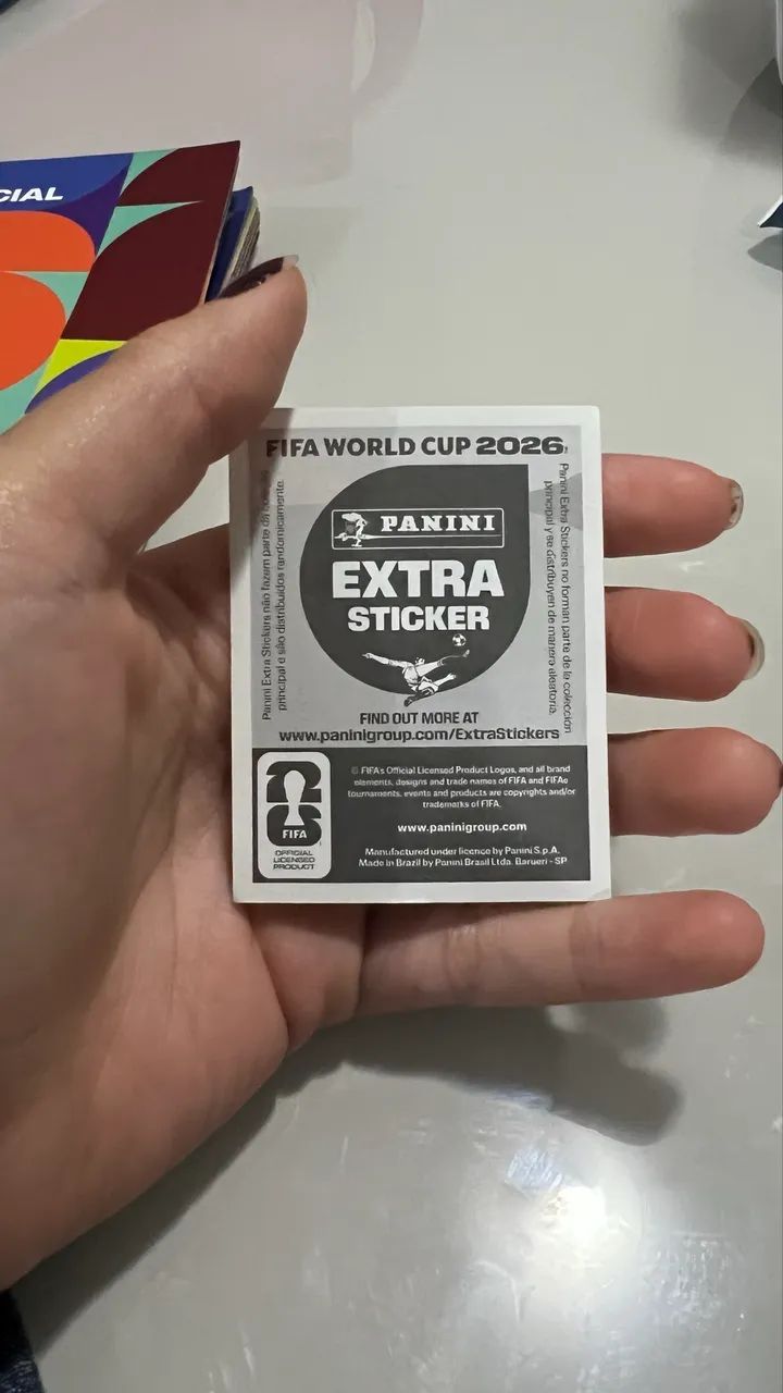 EXTRA STICKER MESSI DOURADA - Foto 2