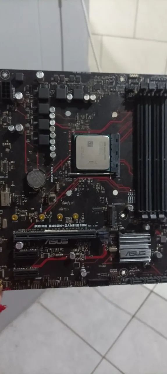 Placa mãe b450m + amd athlom 3000g - Foto 2