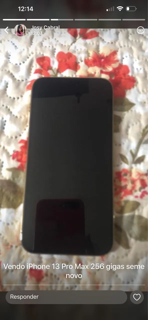 iPhone 13 Pro Max 257 gb cor dourando  - Foto 3