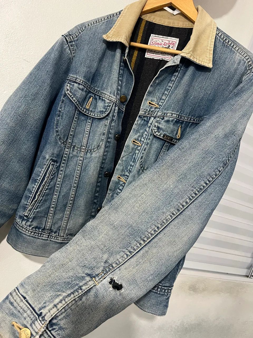 Lee Storm Rider Jaqueta Jeans Vintage - Roupas - Centro