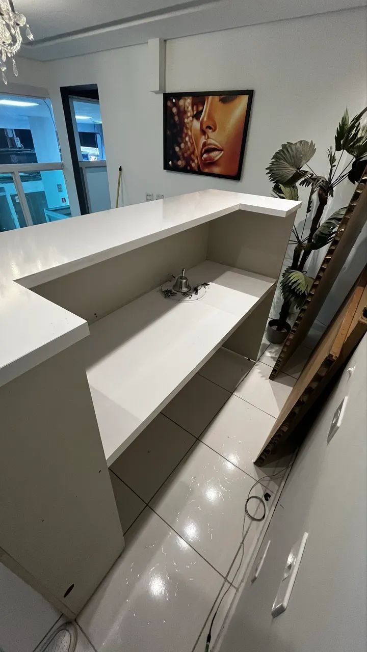 Balcão para recepção 