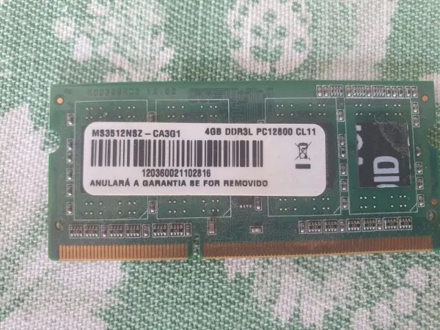 Memorias ddr3 para notebook