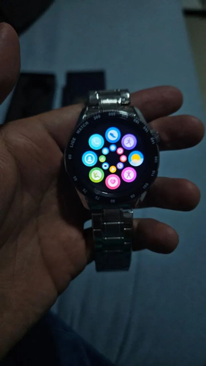 Relogio digital impermeavel com bluetooth
