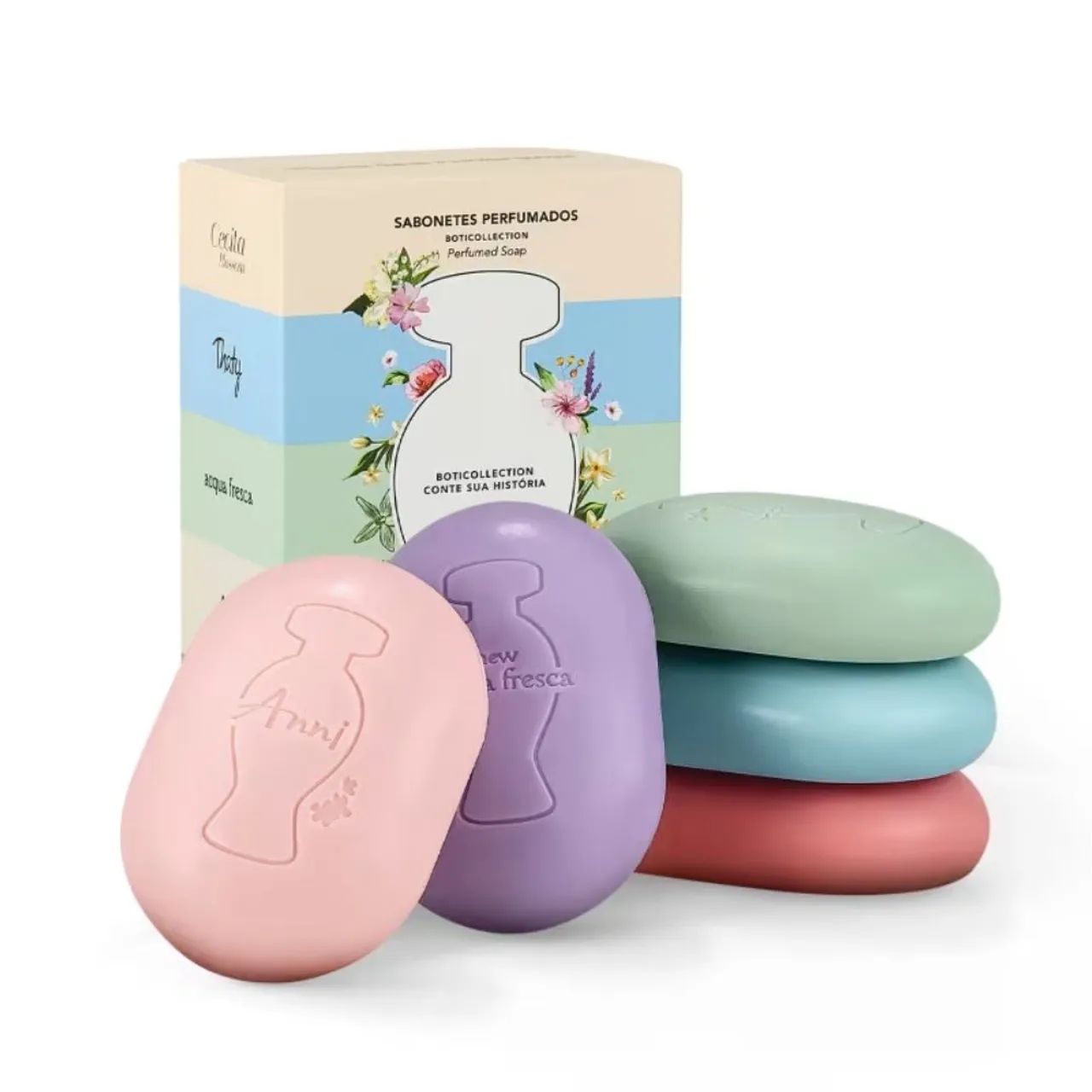 Caixa de Sabonetes BOTICOLLECTION C/ 5 unidades 100g cada 