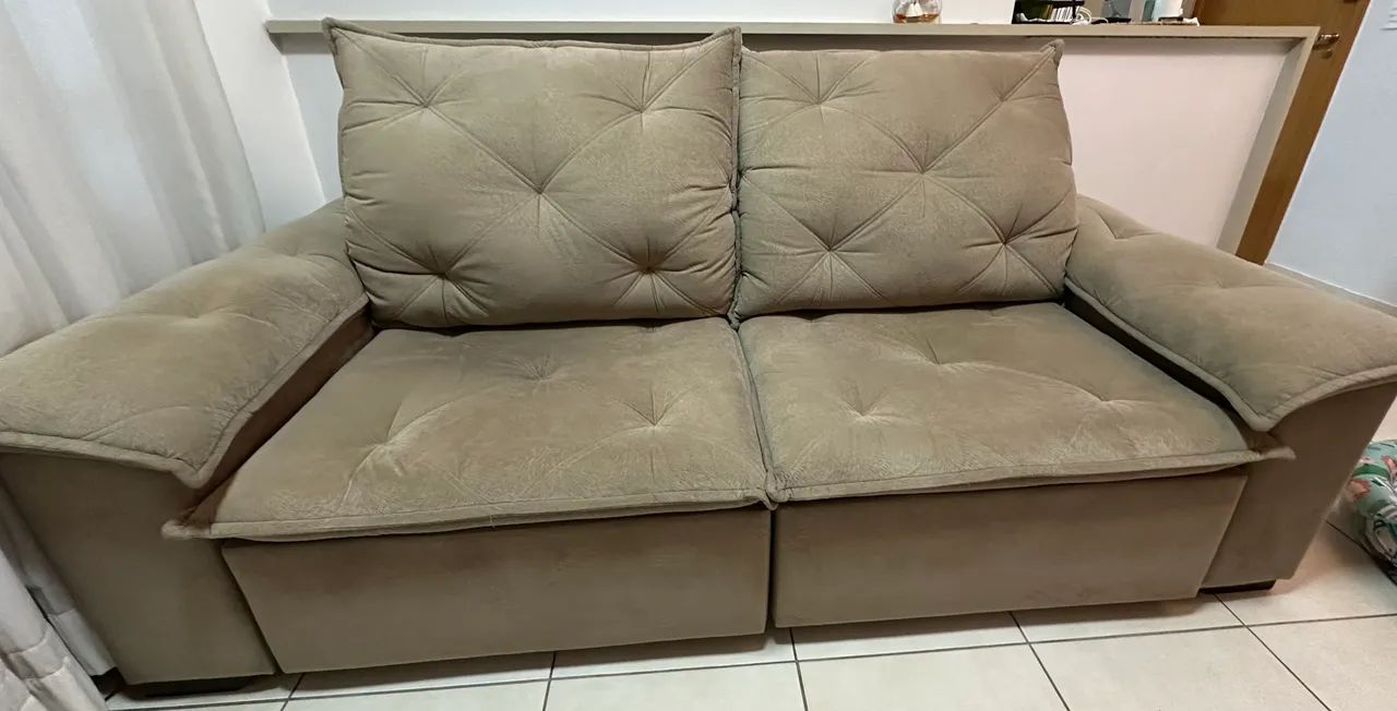 Sofá retrátil 2 metros  - Foto 2