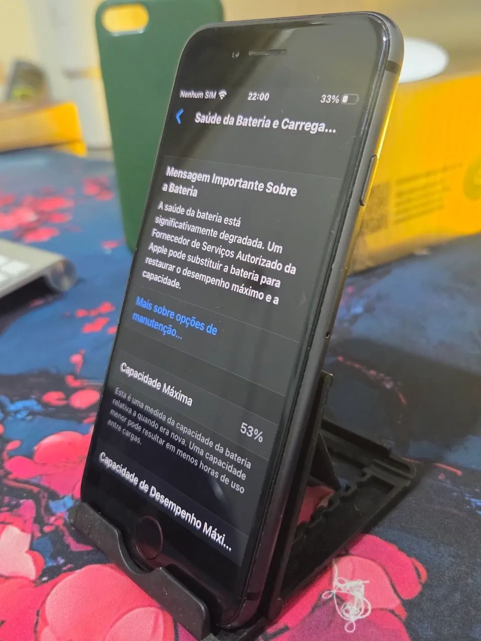 Iphone 8 64gb Caregador e Capinha - Foto 5