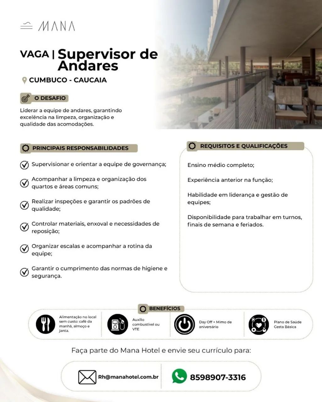 Emprego Cumbuco, Caucaia