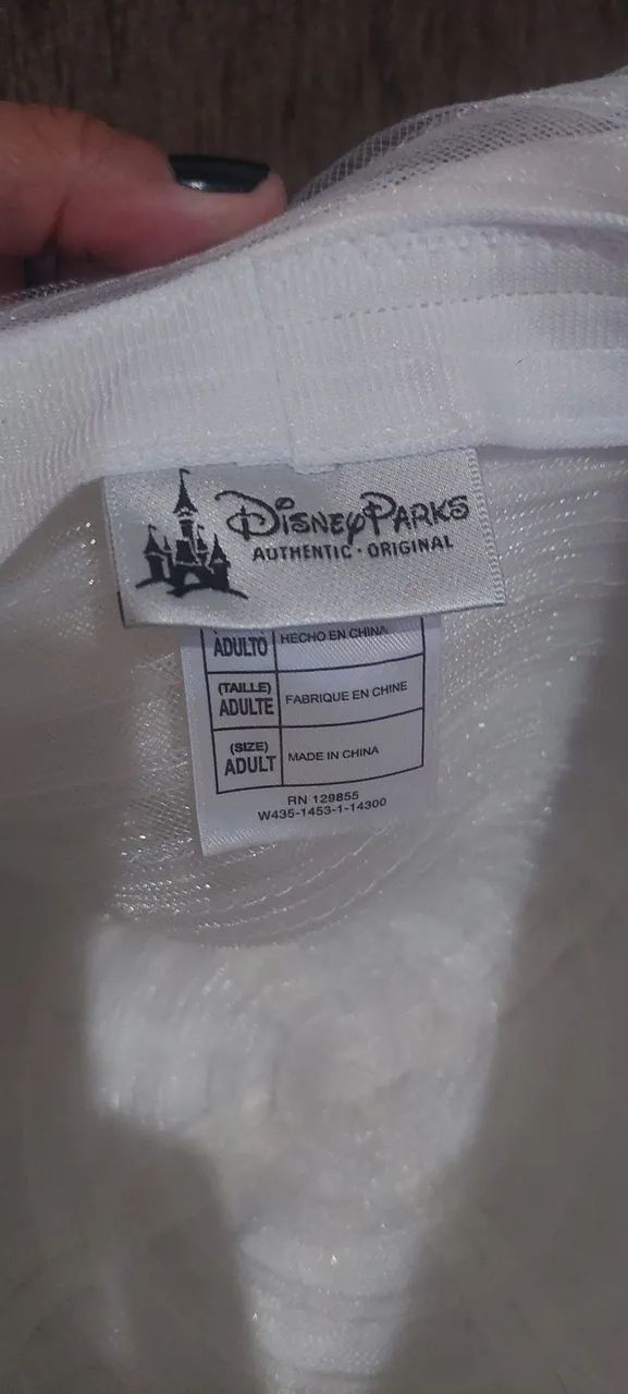 Chapéu Branco Original Disney - Foto 2