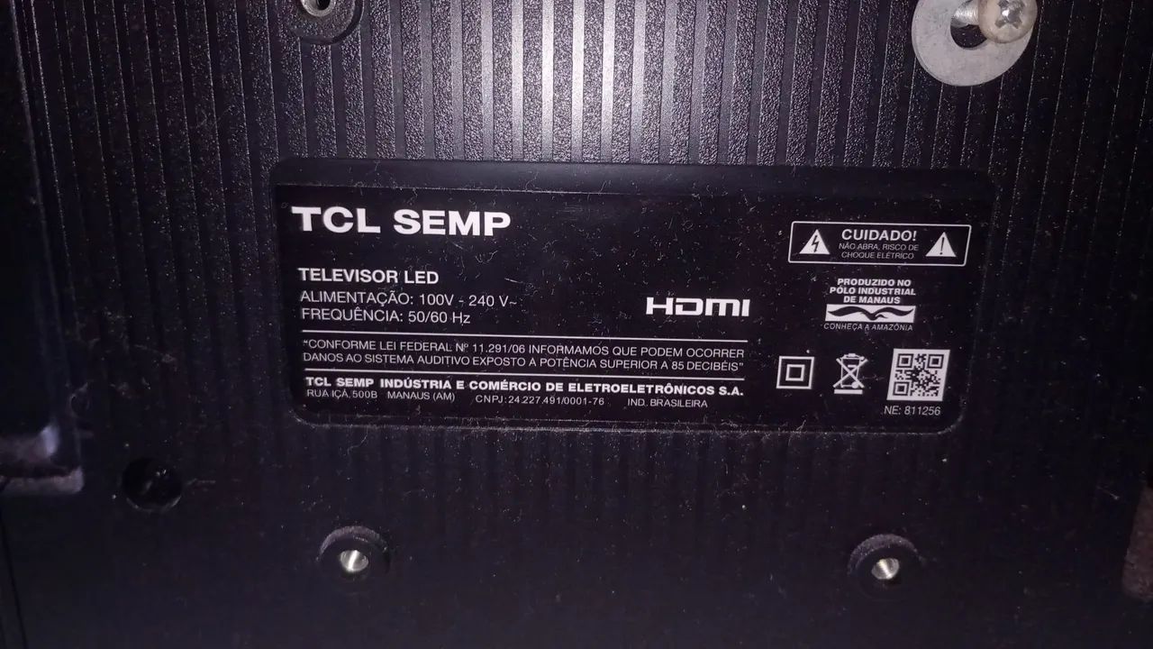 TV TCL 32 Polegadas - Para Retirada de Peças / Conserto (Tela Trincada) - Foto 3