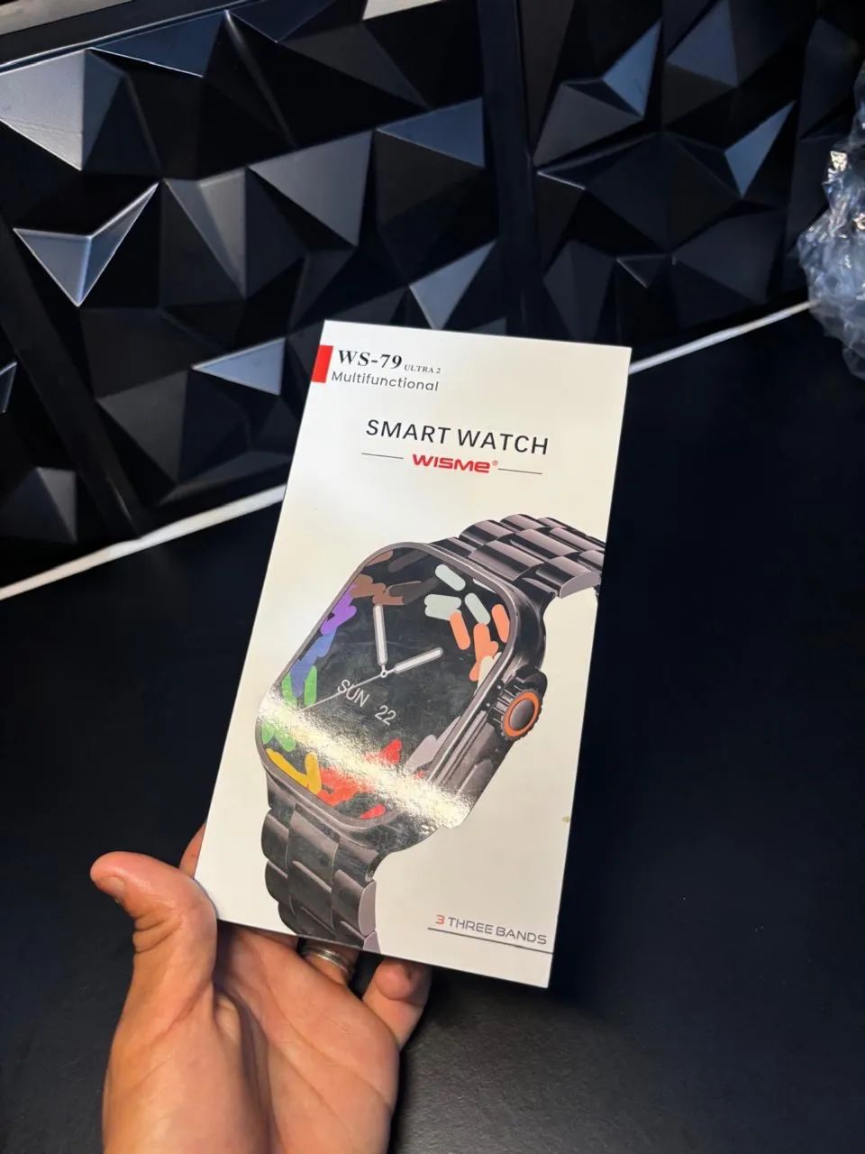 Smartwatch WS-79 Ultra 2 (49mm) + Kit 3 Pulseiras - Novo/Lacrado - Foto 3