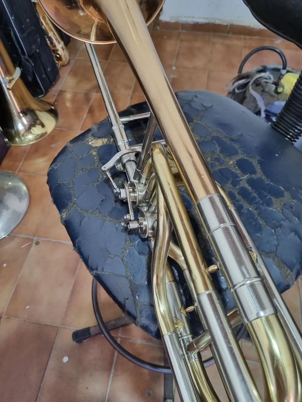 Trombone de vara  baixo Quasar  - Foto 4