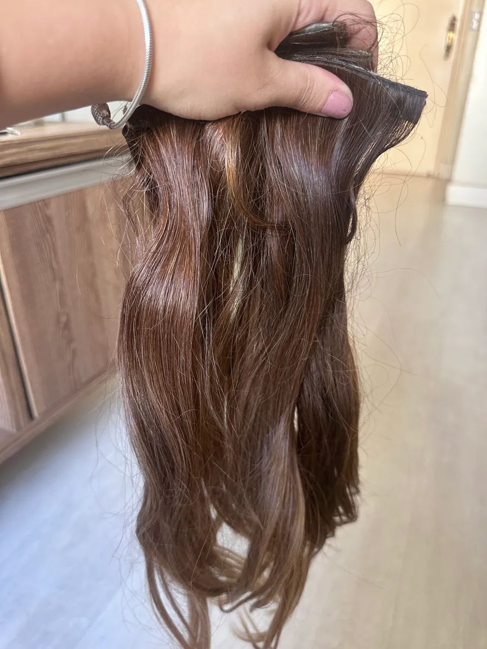 Cabelo brasileiro 150 gramas  - Foto 4