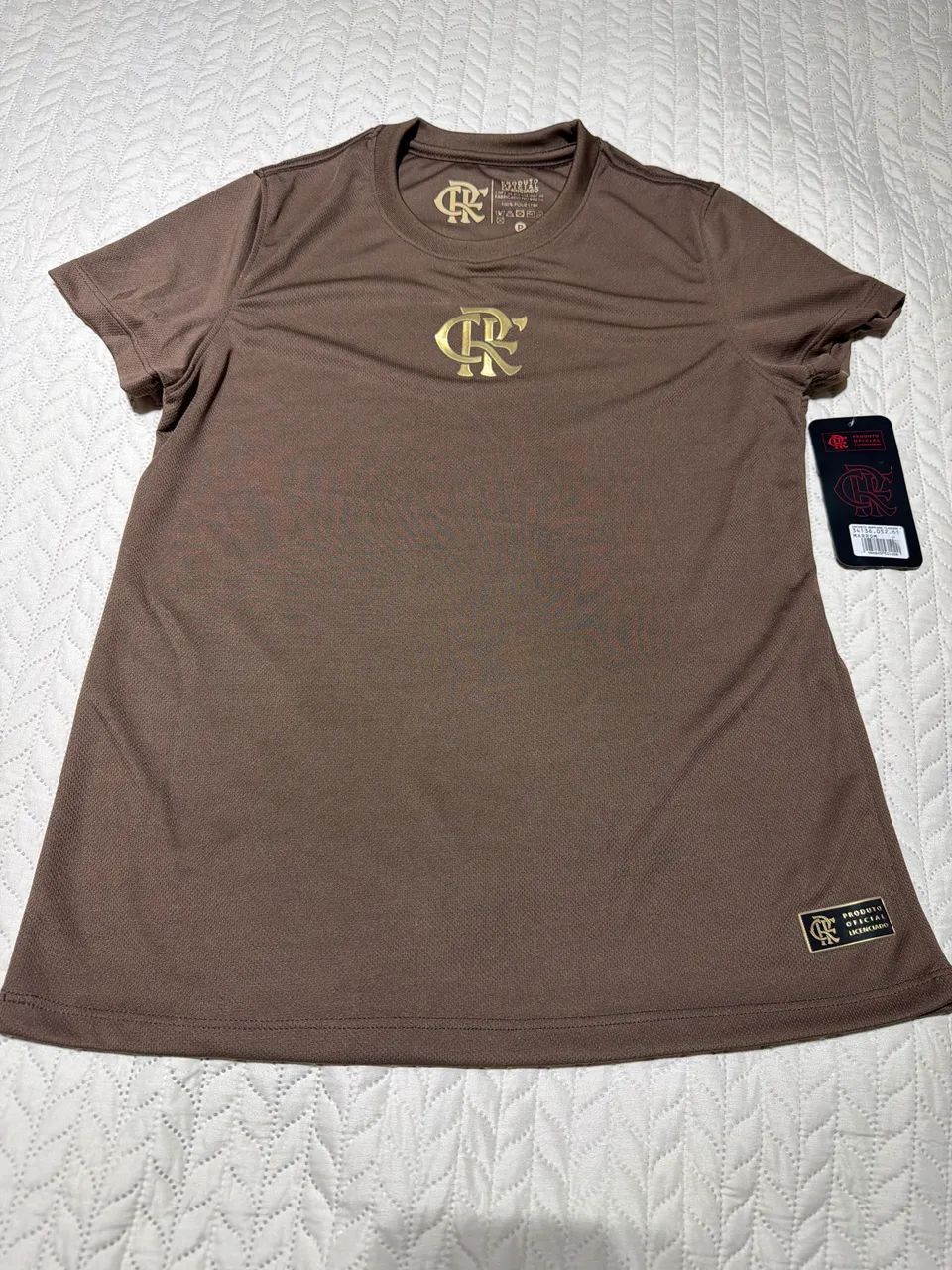 Camisa feminina Flamengo marrom 