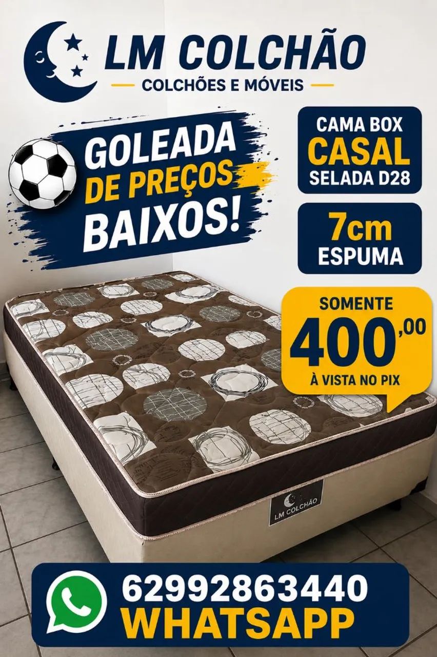 Cama casal box promoção  - Foto 3