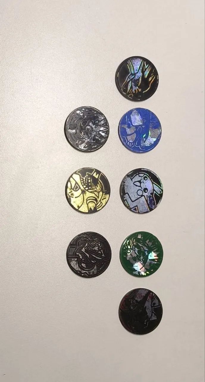 Moedas Raras Pokémon - 8 Peças  - Foto 2
