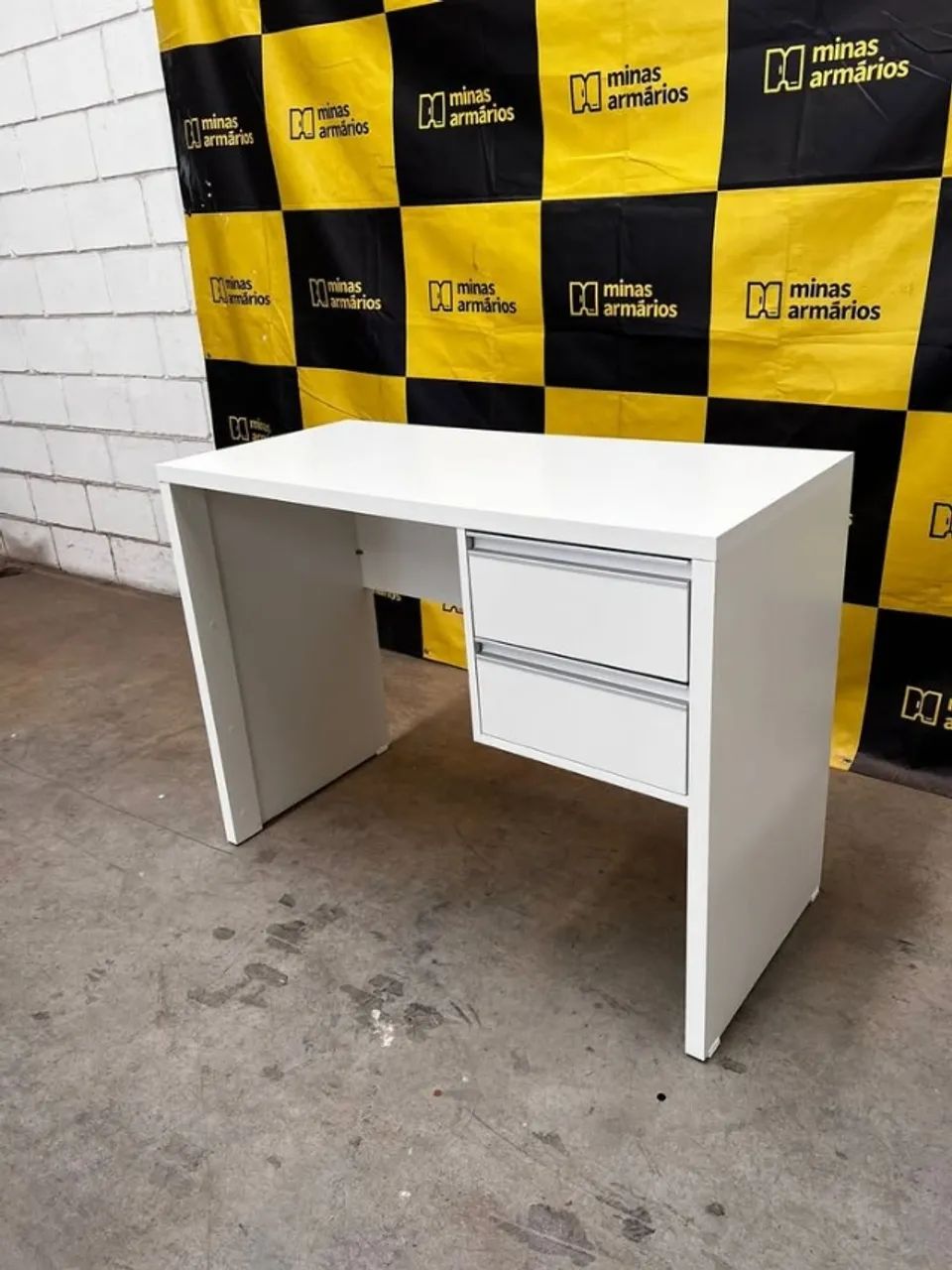 Mesa de escritorio MDF 02 Gavetas  75x110x55 - Foto 2