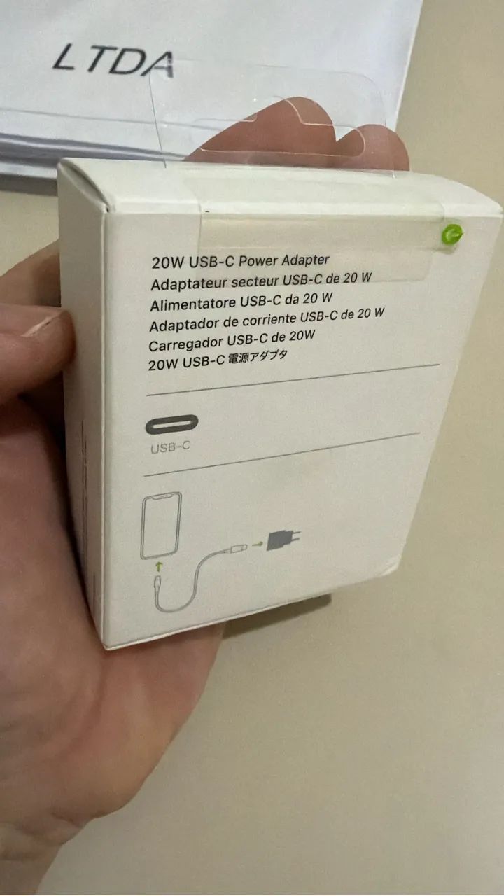Carregador 20w Original e Cabo Original IPhone 15 em Diante - Foto 3
