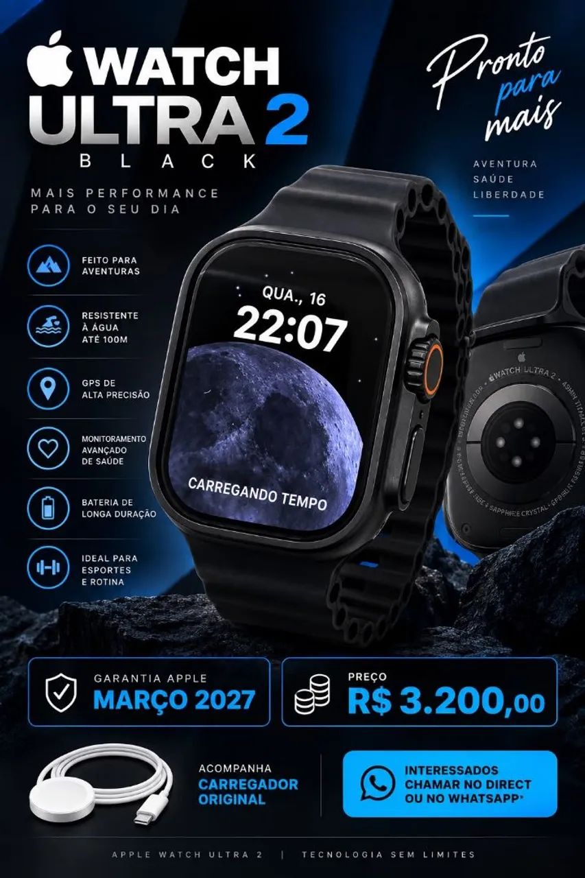 Apple Watch Ultra 2 Black - Foto 4