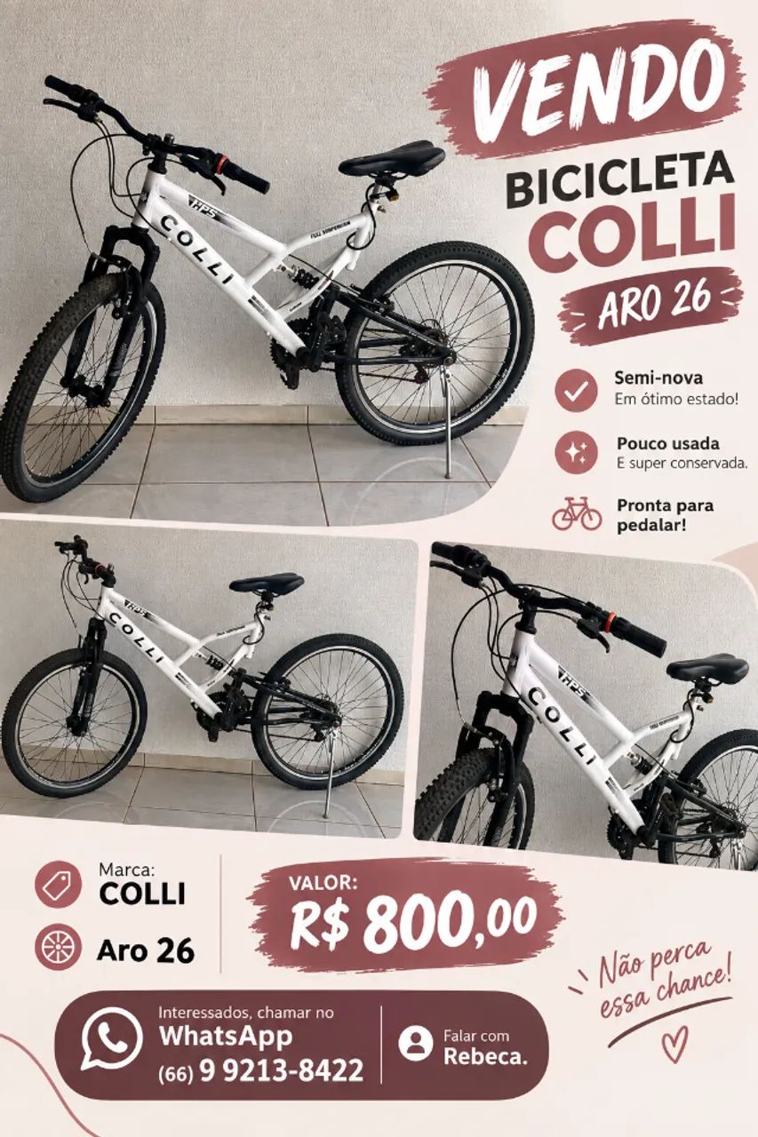 Bicicleta Colli Aro 26