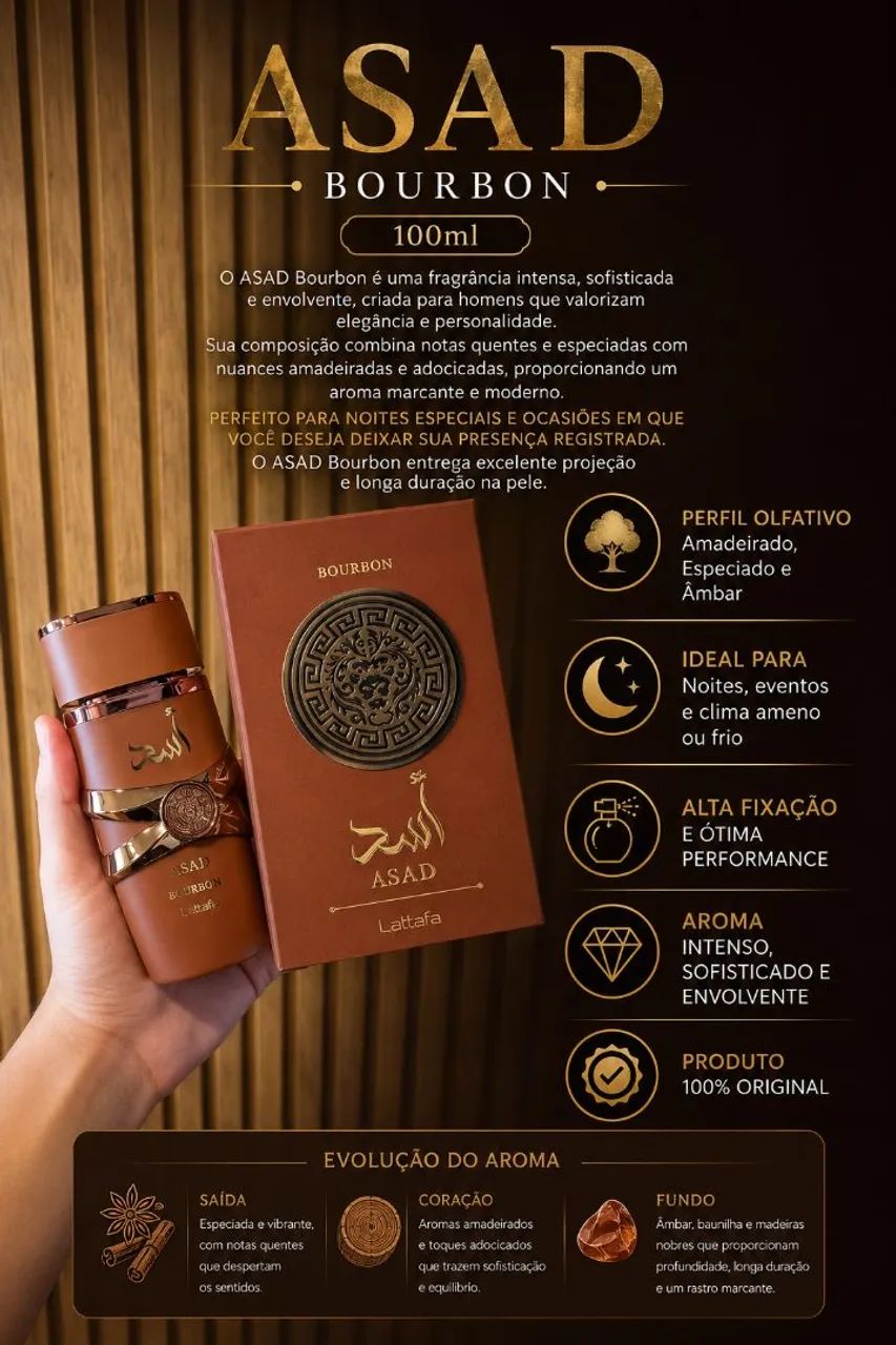 Lattafa | ASAD Bourbon EDP 100ml