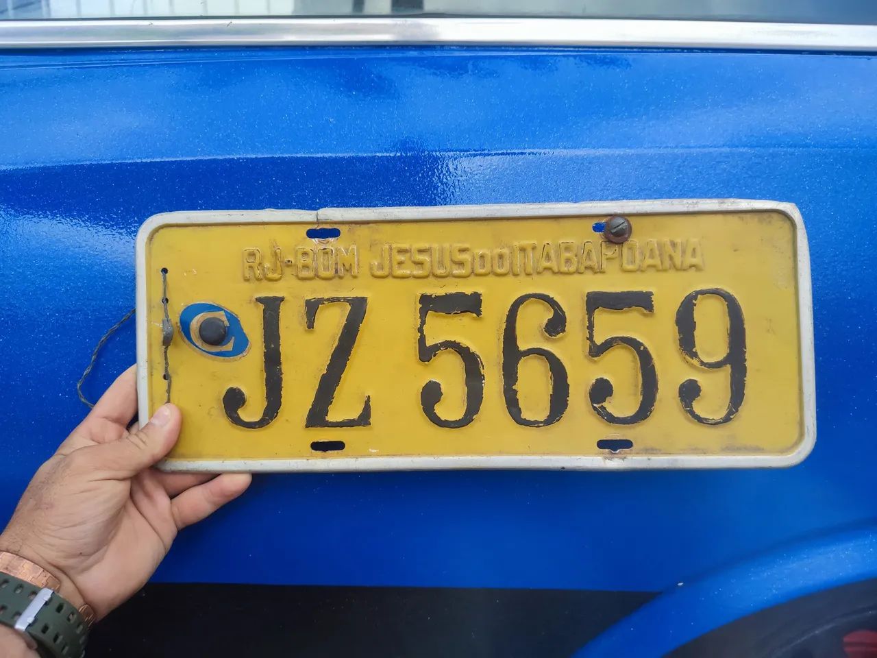 Placa amarela  - Foto 2