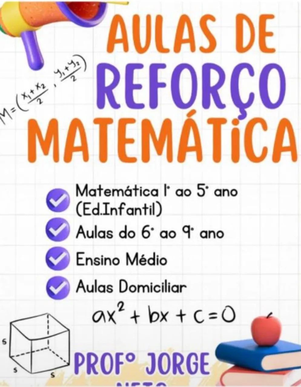 Aula de reforço de matemática 