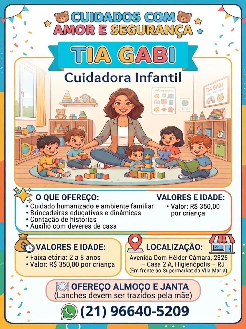 Baba De 2 A 8 Anos