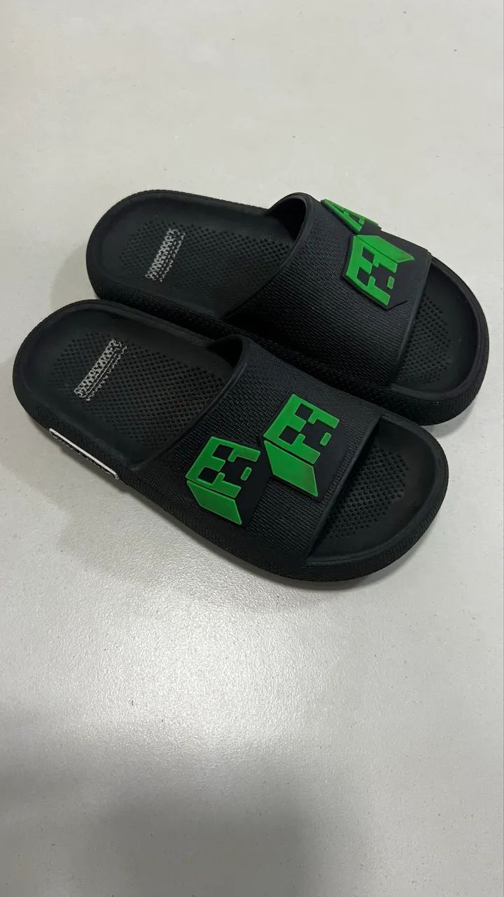 CHINELO INFANTIL MINECRAFT ORIGINAL SLIDE Nº 29/30 - Foto 3