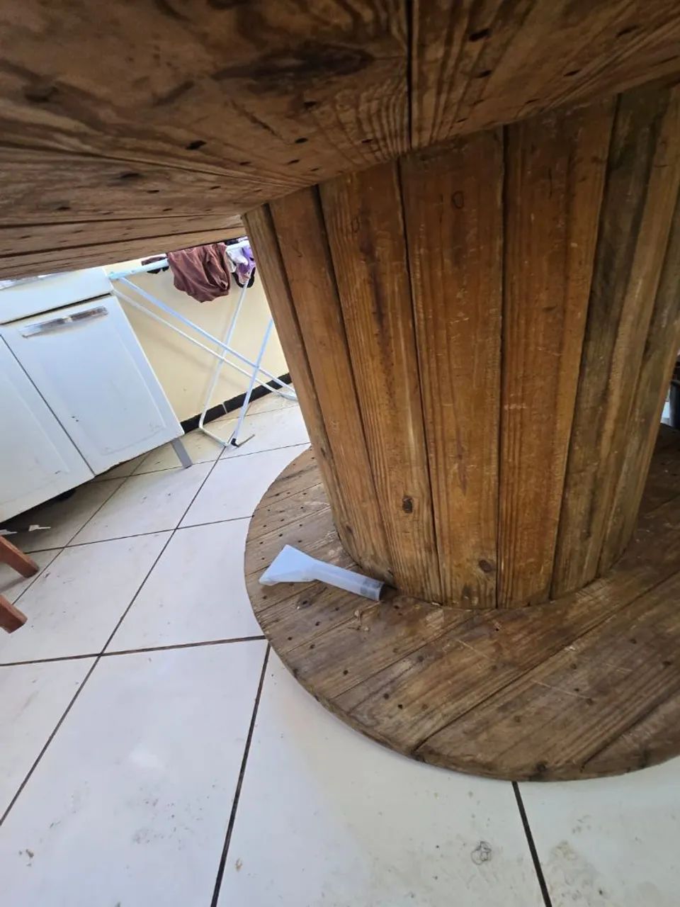 Mesa . De carretel com adega  - Foto 3