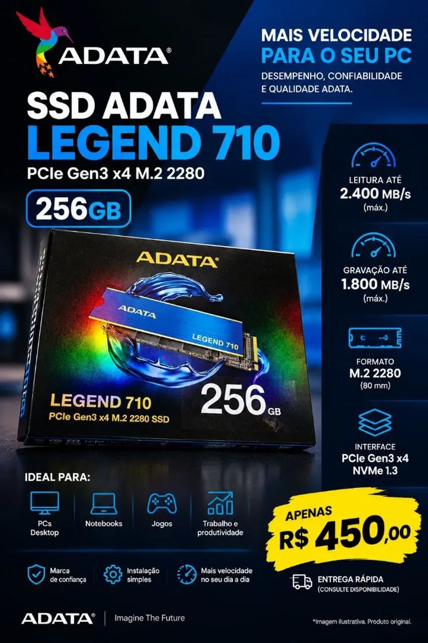 SSD M.2 256GB ADATA