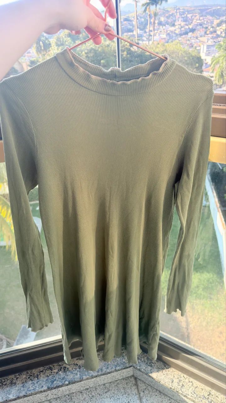 Vestido verde Cantão Tamanho P