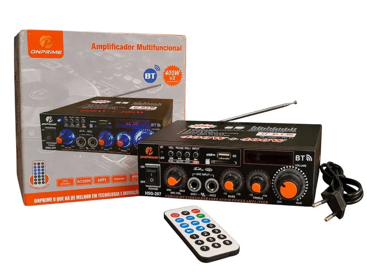 Amplificador Bluetooth OnPrime HSG-297 - Foto 2