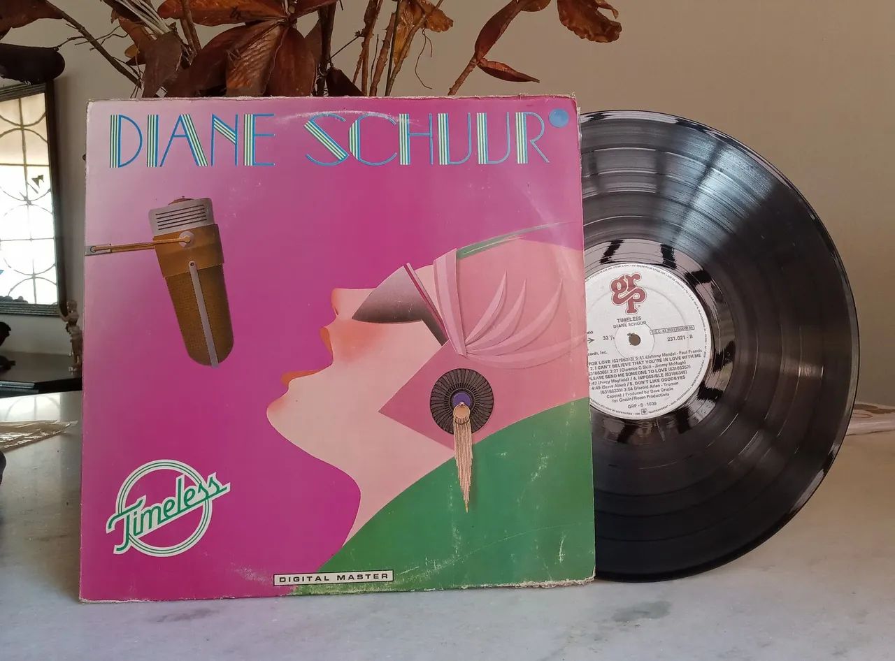 LP Vinil - Diane Schuur - Timeless (1986) com encarte - GRP