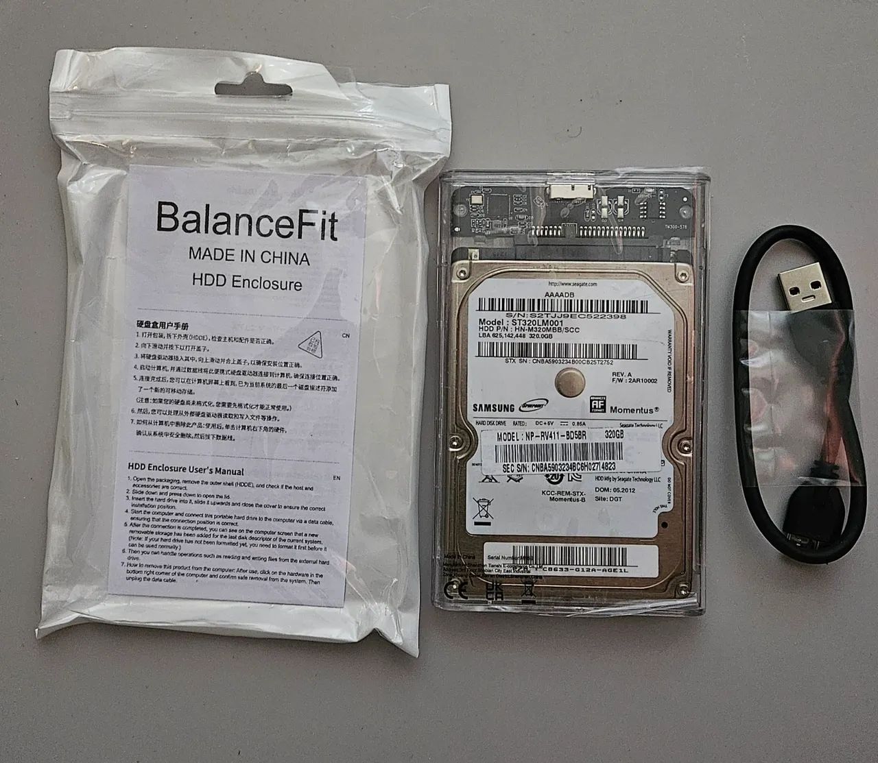 HD externo de 320GB USB 3.0 para notebook e videogame  - Foto 2