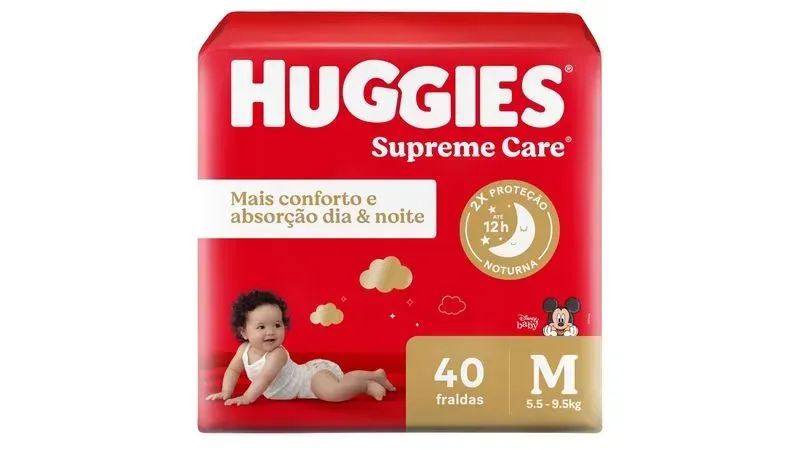 FRALDA HUGGIES - SUPREME CARE