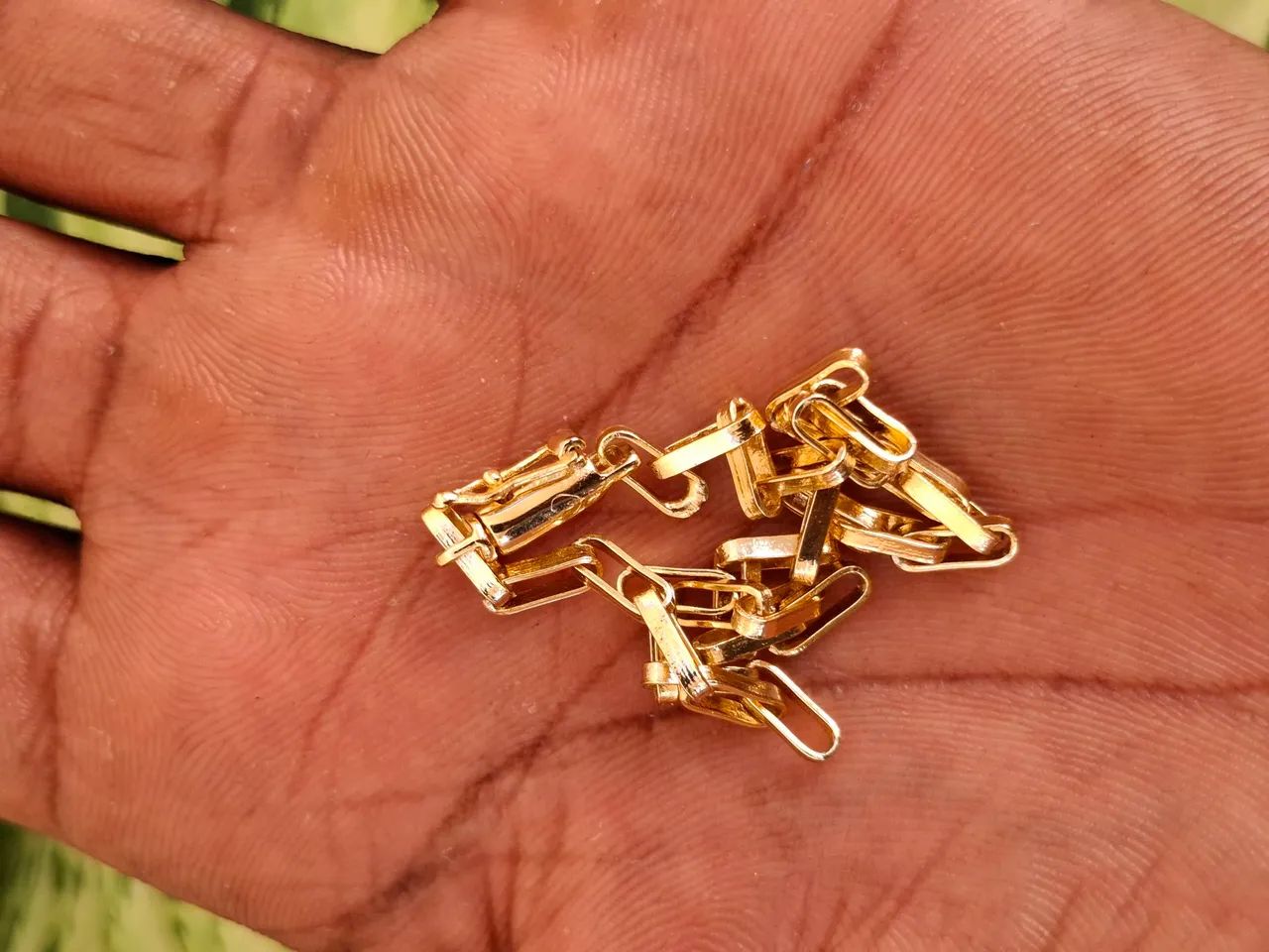 Pulseira Tijolinho 3mm Banhada a Ouro 18K - Foto 3