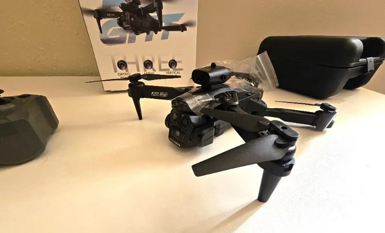 Drone Com Sensor de Colisão Câmera Frontal e Pouso e 2 Baterias Novo - Foto 5